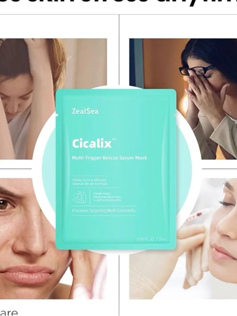 ZealSea Rescue & Repair Mask Duo - Aqua & Sky Blue